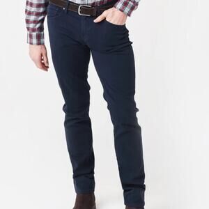 NWT R51 Silo French Terry Straight Fit Navy Blue Jeans 32x34